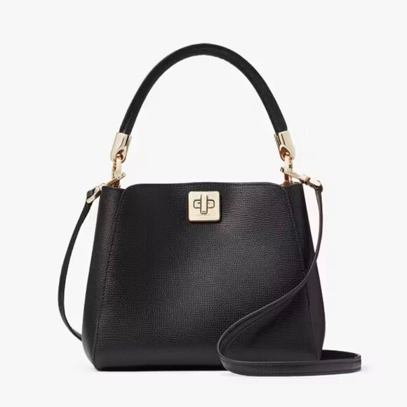 Kate Spade Phoebe Small Top Handle Bag Black - Picture 1 of 7